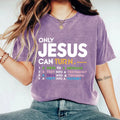 Only Jesus Can Turn Christian T-Shirt – Mess to Message Faith Graphic Tee