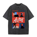 Washed Vintage Rapper Maka T-shirts Men Women Fashion Hip Ho