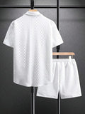 Men’s Waffle Knit 2-Piece Summer Set