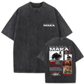 Washed Vintage Rapper Maka T-shirts Men Women Fashion Hip Ho