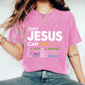 Only Jesus Can Turn Christian T-Shirt – Mess to Message Faith Graphic Tee